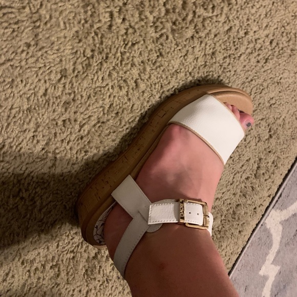 White Womens Platform Sandals - Picture 6 of 6